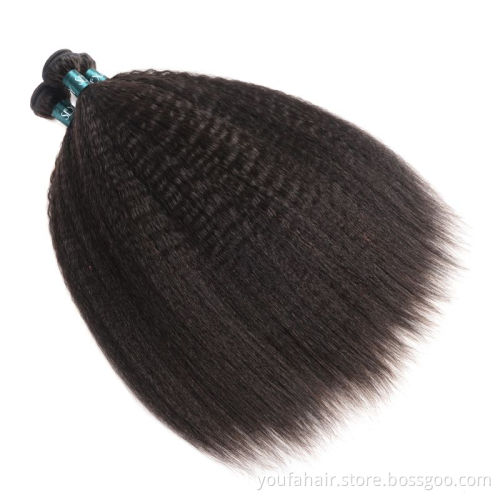 10A Grade Wholesale Vendors Human Hair Weave kinky Straight Virgin Hair Bundles Unprocessed Virgin Brazilian Hair Bundles